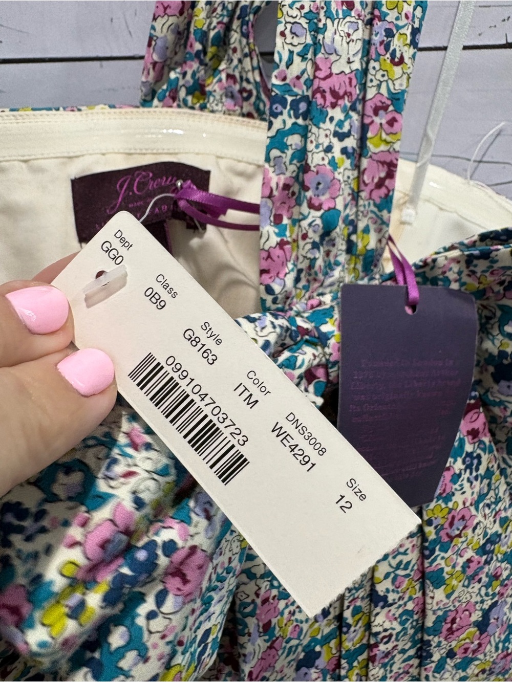 J.Crew X Liberty of London One Shoulder
Bow Dress - Picture 4 of 7